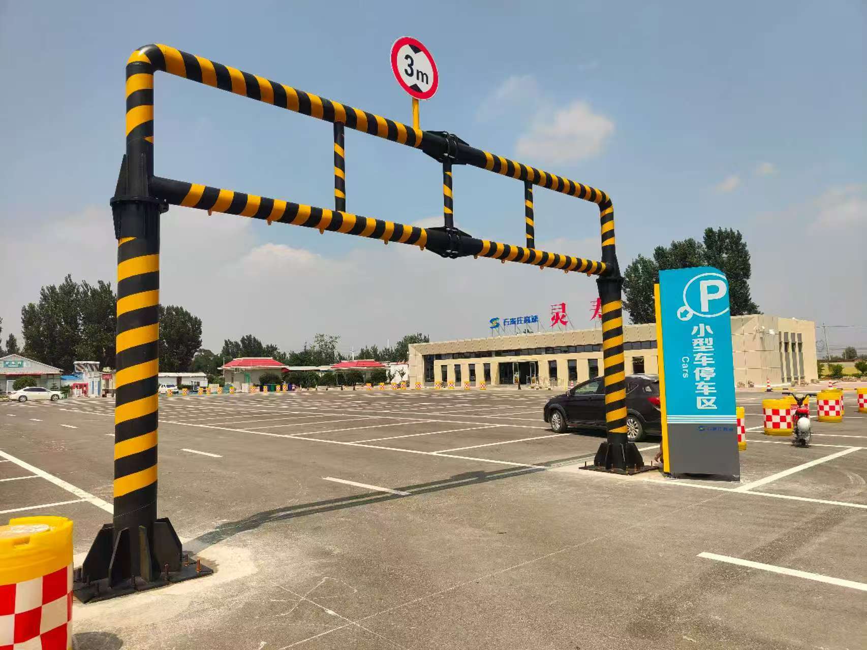 五家渠市交通标志牌限高架 - 方案
